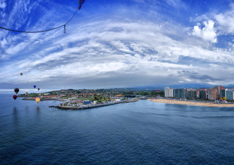 Gijón desde el mar